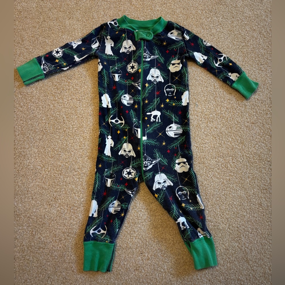 Hanna Andersson Star Wars Pajamas Size 12-18 Months